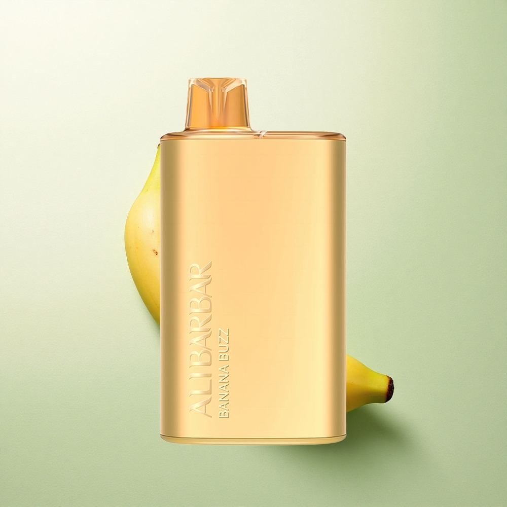 Alibarbar Rich 8000 Puffs Banana Buzz 2000 mAh Descartável