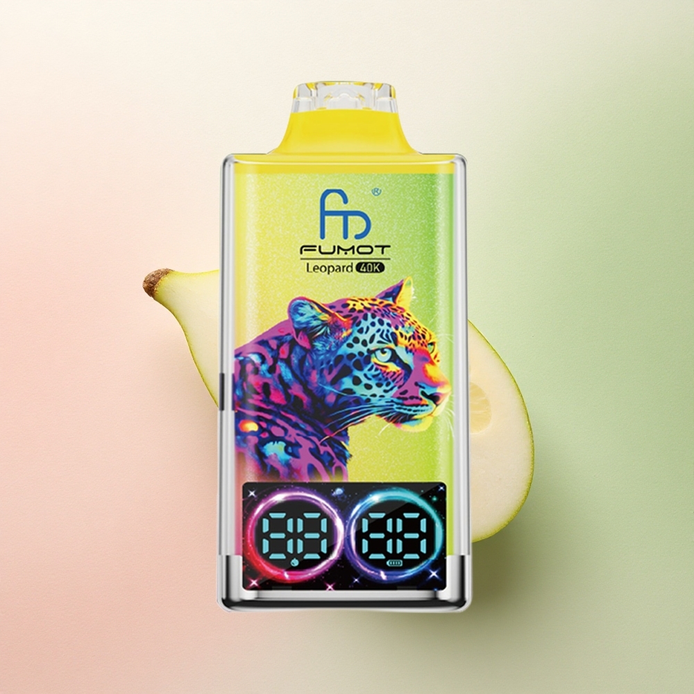 Fumot Leopard 40K Puffs Limão Rosa 5% Nicotina 700mAh Dual Mesh