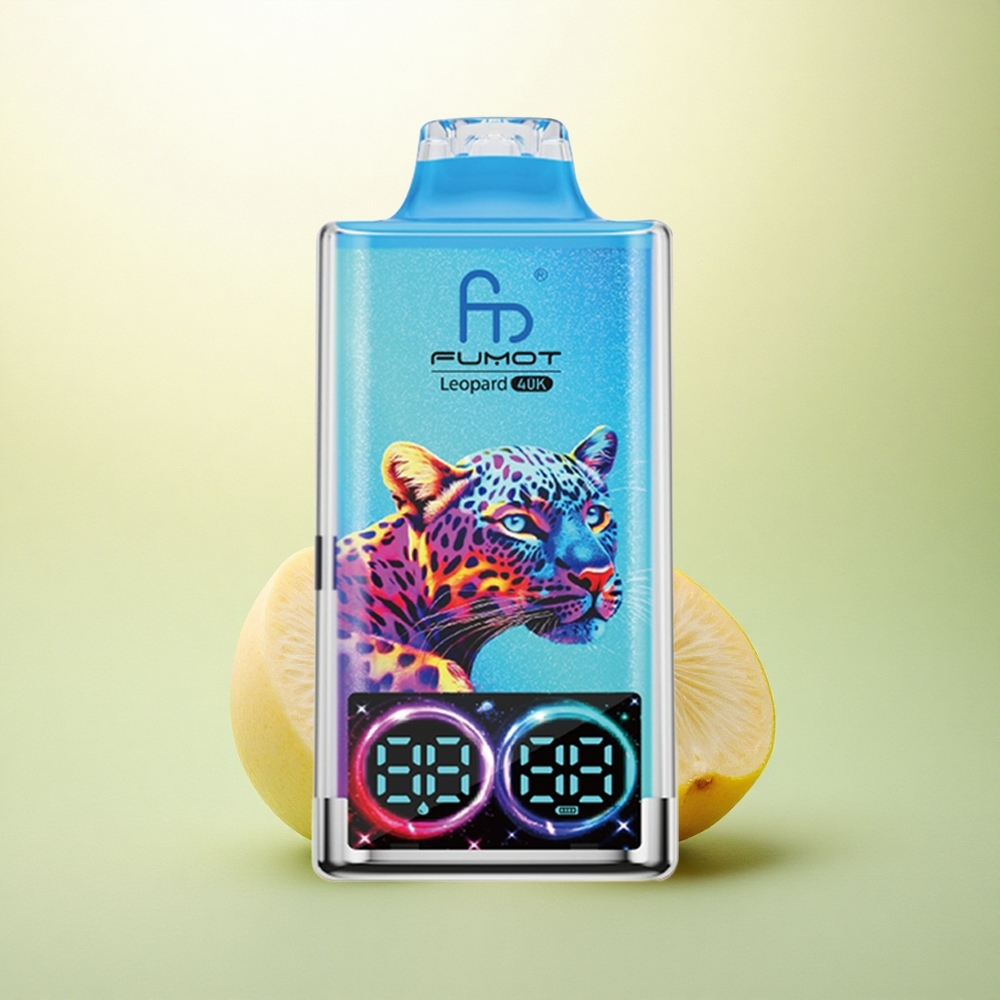 Fumot Leopard 40K Puffs Manga Pêssego Abacaxi com 5% Nicotina e 700mAh