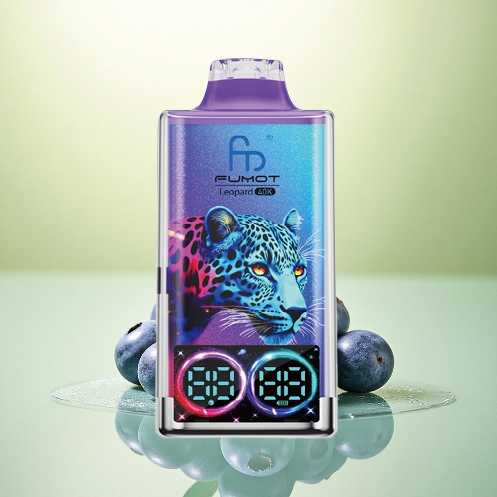 Fumot Leopard 40K Puffs Mirtilo no Gelo com 5% Nicotina e 700mAh