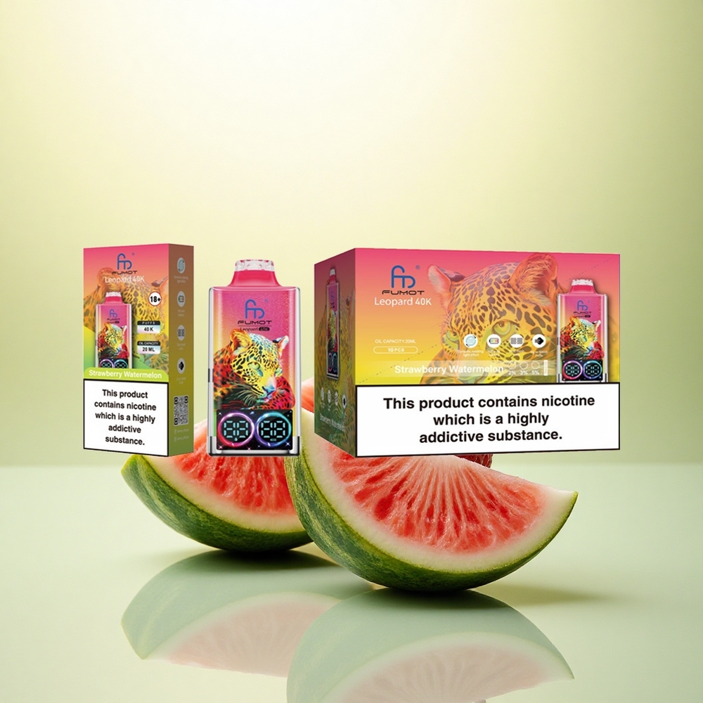 Fumot Leopard 40K Puffs Morango Melancia 5% Nicotina 700mAh
