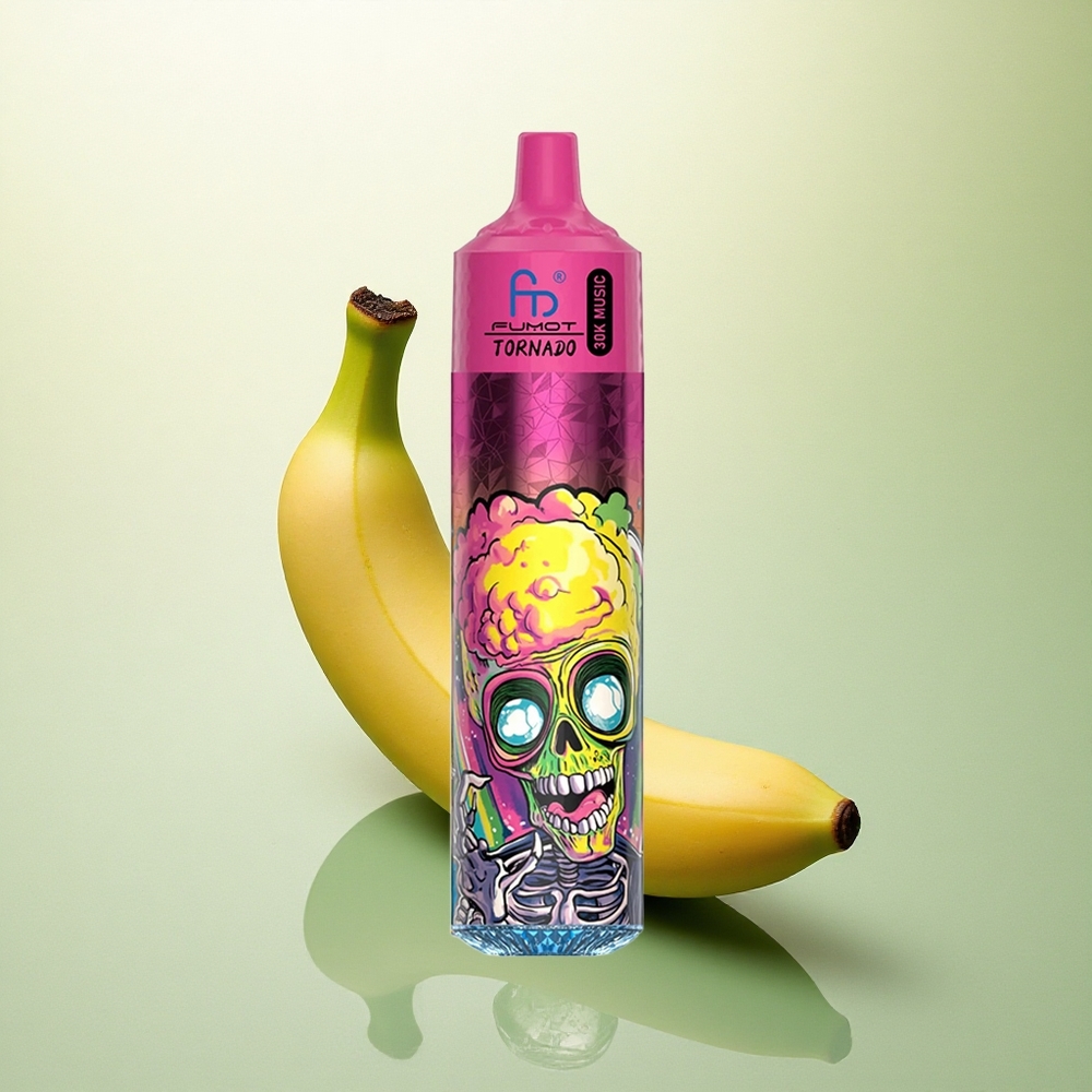 Fumot Randm Tornado 30000 Puffs Gelo de Banana 30mL 5% Nicotina 600mAh