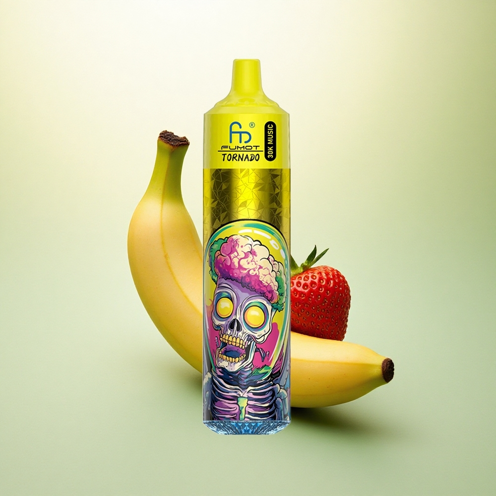 Fumot Randm Tornado 30000 Puffs Morango Banana 30mL 5% nicotina 600mAh