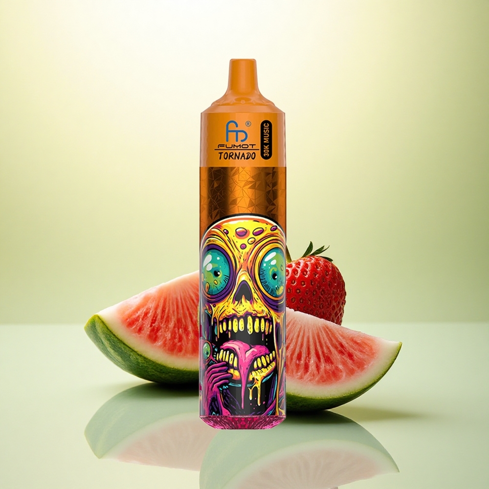 Fumot Randm Tornado 30000 Puffs Morango Melancia 30mL 5% Nicotina 600mAh