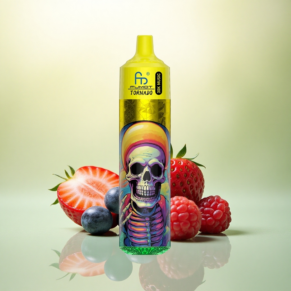 Fumot Randm Tornado 30000 Puffs Morango Mirtilo Framboesa 30mL 600mAh