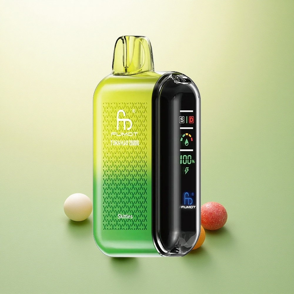 Fumot Tornado 20000 Puffs Skittles Dual Malha 20ml 850mAh