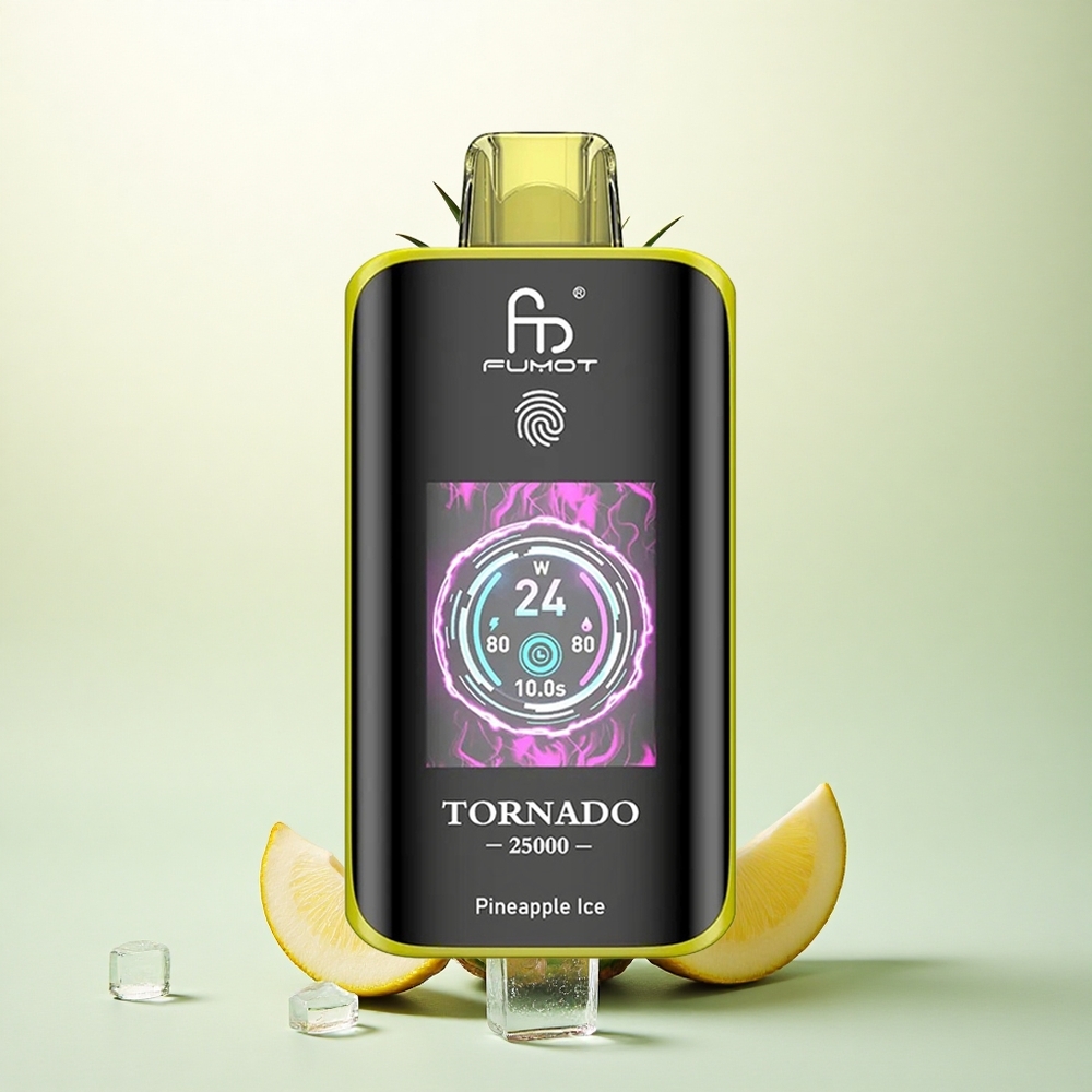Fumot Tornado 25000 Puffs Abacaxi Gelo com 20ml e 700mAh