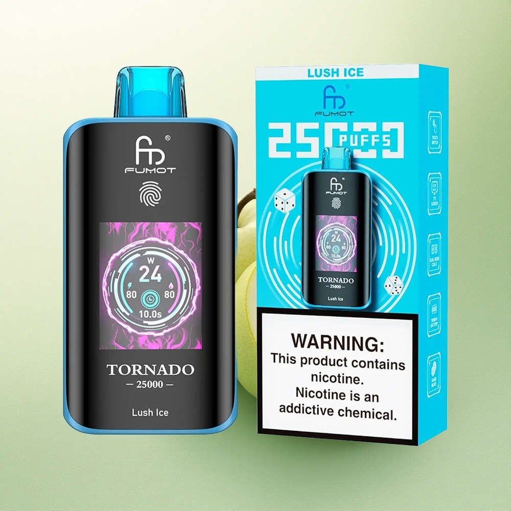 Fumot Tornado 25000 Puffs Gelo Fresco 700mAh Tipo-C