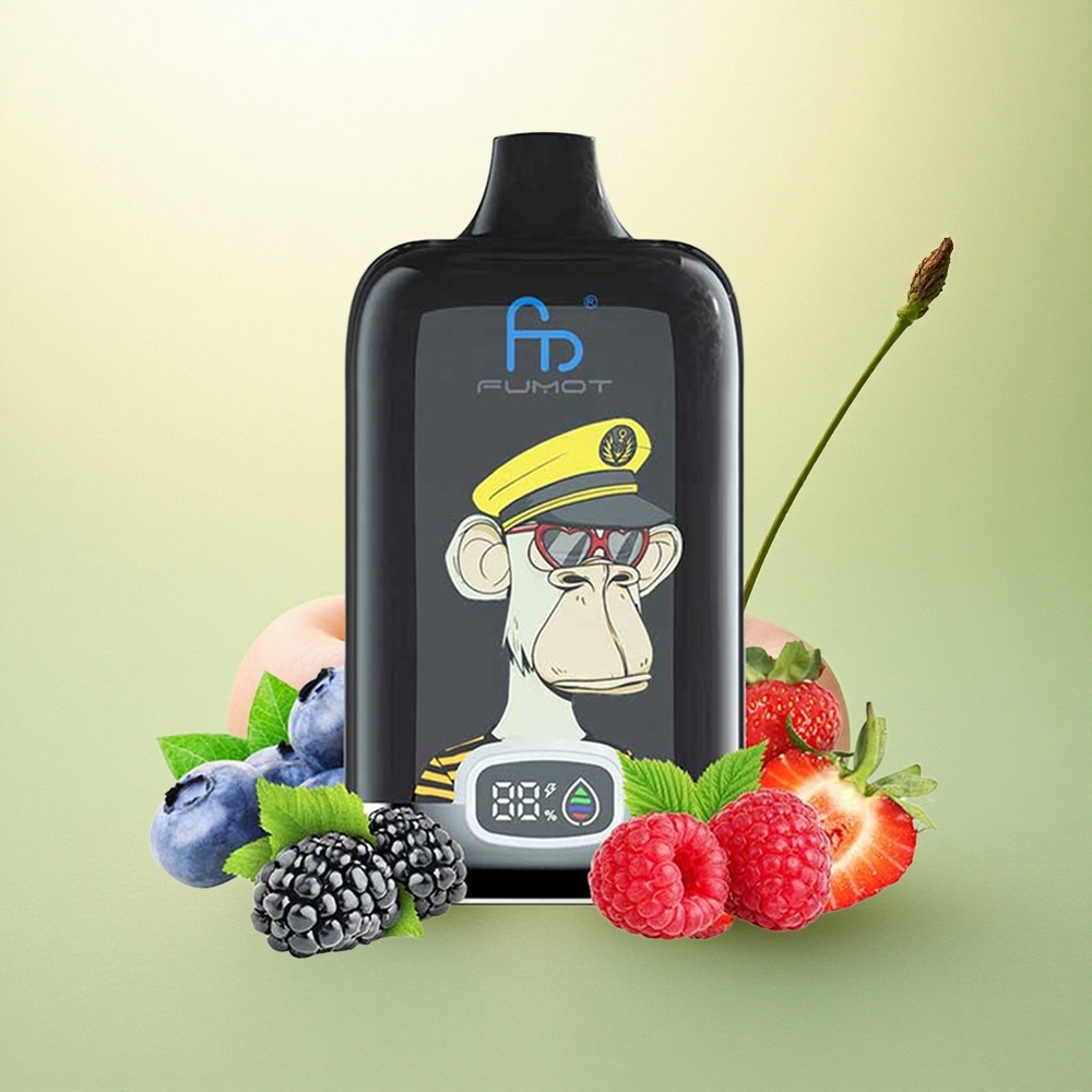 Fumot Tornado Digital Box 12000 Puffs Cereja Mesh 550mAh