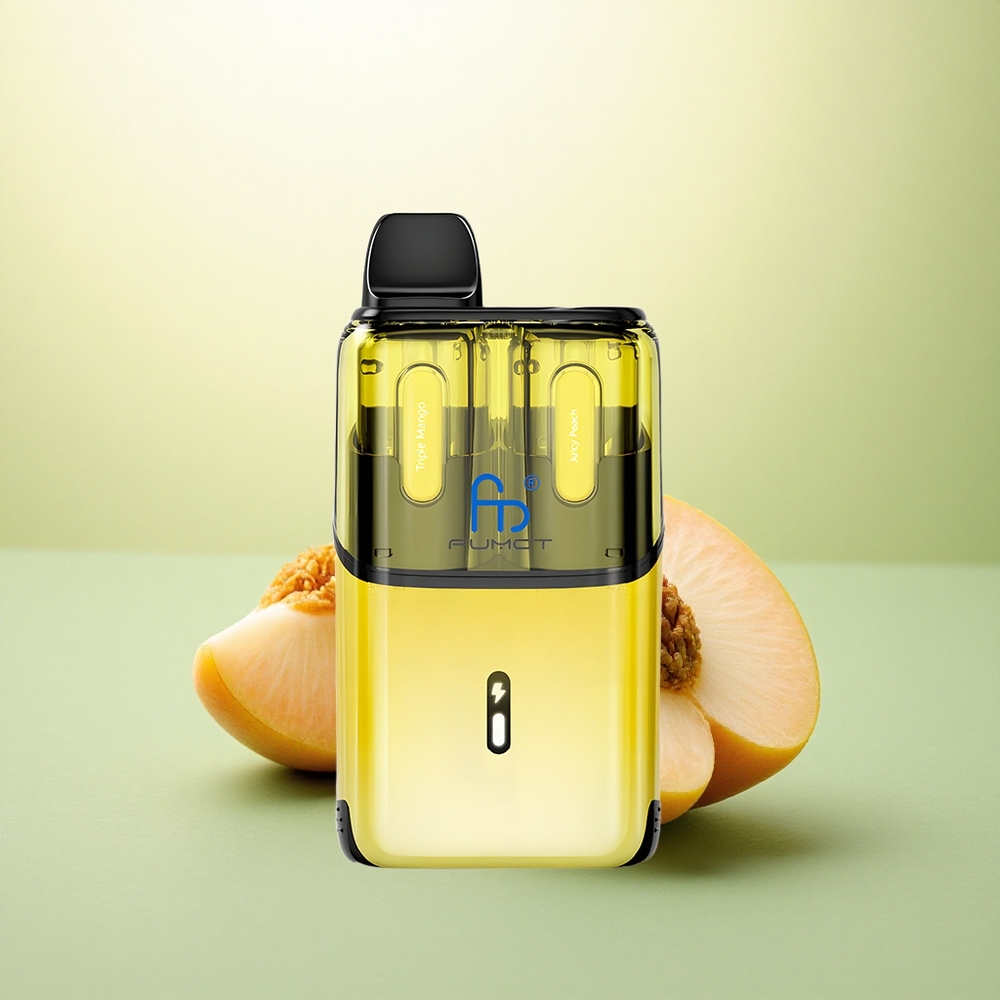 Fumot Ultra T32000 Puffs Triplo Manga - Pêssego Suculento com 24ml e 20mg de Nicotina