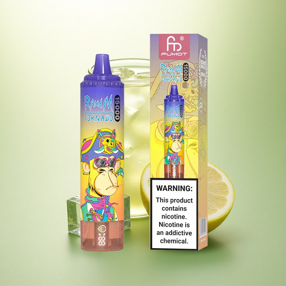 RandM Fumot Tornado 15000 Puffs Cola Gelo com Nicotina 5% e Bateria 850mAh