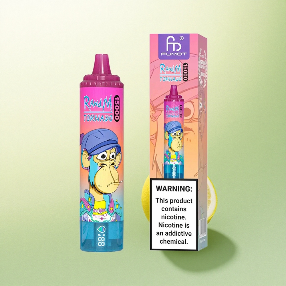 RandM Fumot Tornado 15000 Puffs Limão 25ml 5% Nicotina