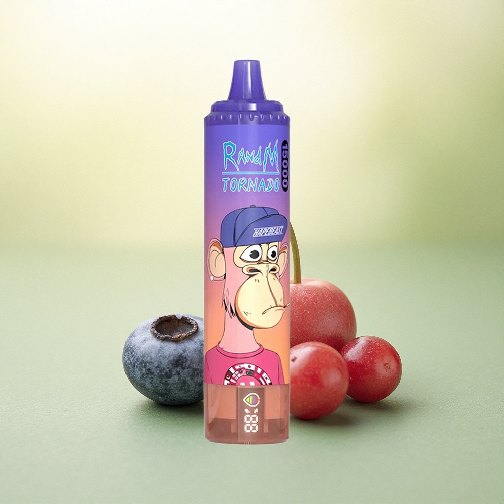 RandM Fumot Tornado 15000 Puffs Mirtilo Cereja Cranberry 25ml 850mAh