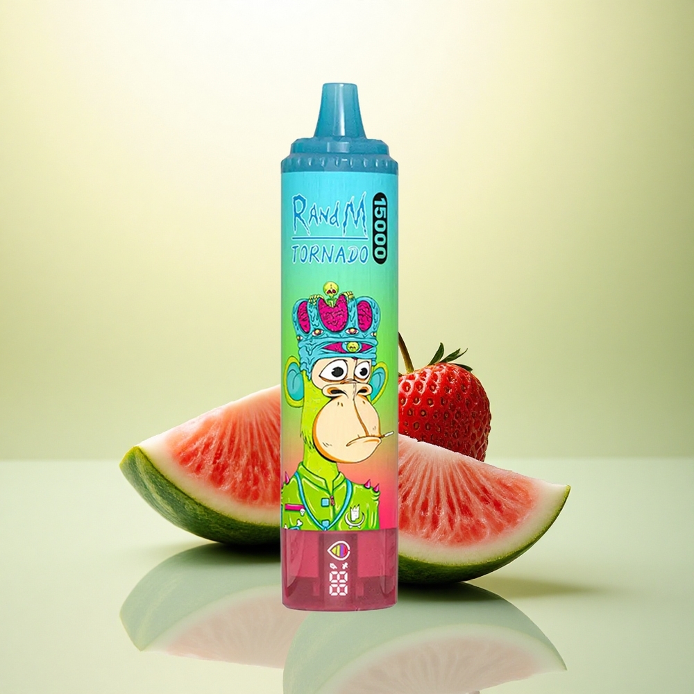 RandM Fumot Tornado 15000 Puffs Morango Melancia 25ml 5% Nicotina