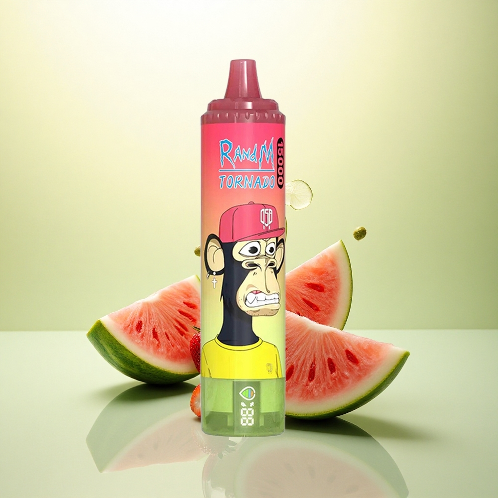 RandM Fumot Tornado 15000 Puffs Morango Melancia Limonada com 5% Nicotina e 850mAh