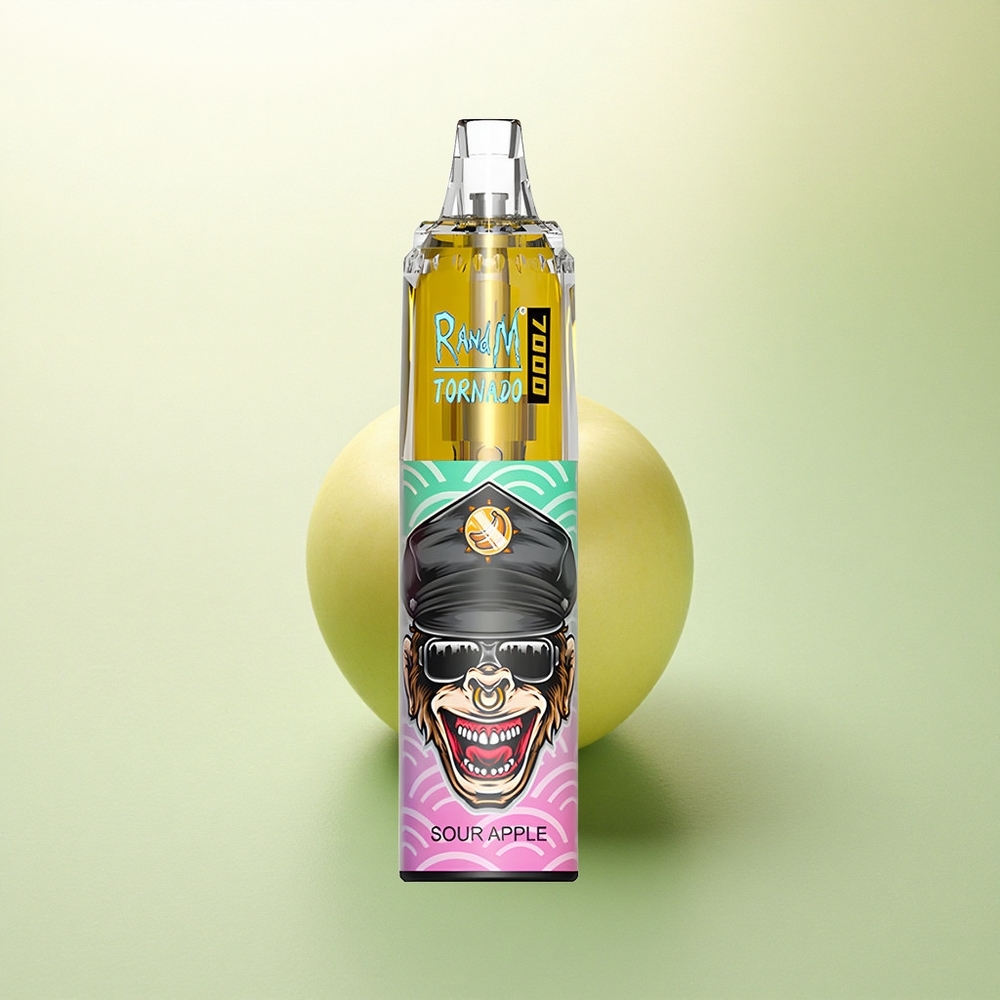 RandM Fumot Tornado 7000 Puffs Maçã Azeda com 14 ML e 5% Nicotina
