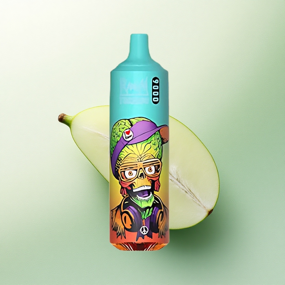 RandM Fumot Tornado 9000 Puffs Geladinha Azulada com Bateria 850 mAh e 18 mL